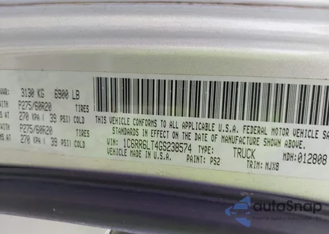 2016 Ram 1500 Lone Star from USA, damaged, VIN 1C6RR6LT4GS238574